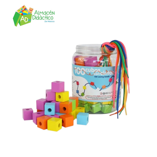 100 CUBOS CON CINTAS PARA NIÑOS