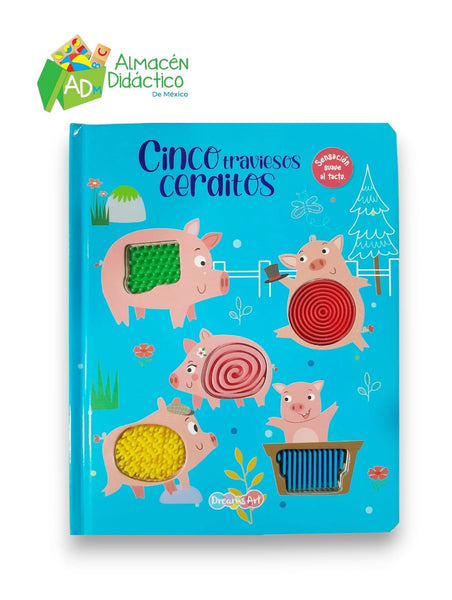 LIBRO- CINCO TRAVIESOS CERDITOS