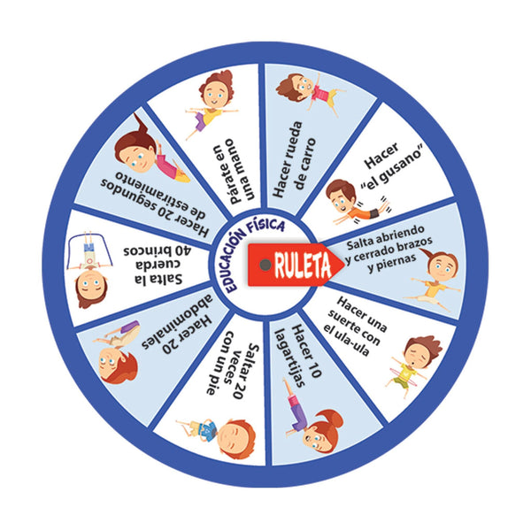 RULETA EDUCACIÓN FÍSICA