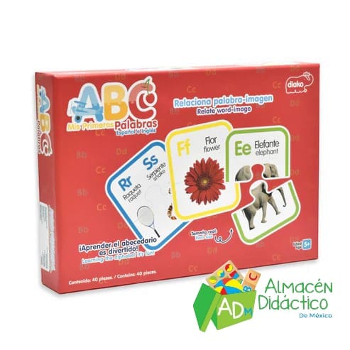 ABC MIS PRIMERAS PALABRAS ESPAÑOL E INGLES