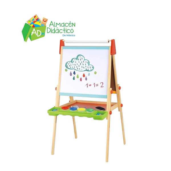 CABALLETE DE LUJO DE MADERA PIE AJUSTABLE