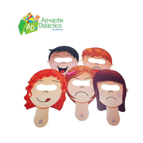 CARETAS ESTADOS DE ANIMO SILUETAS