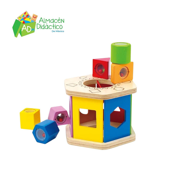 CLASIFICADOR DE FORMAS AGITA Y COMBINA - HAPE  -  SHAKE AND MATCH SHAPE SORTER