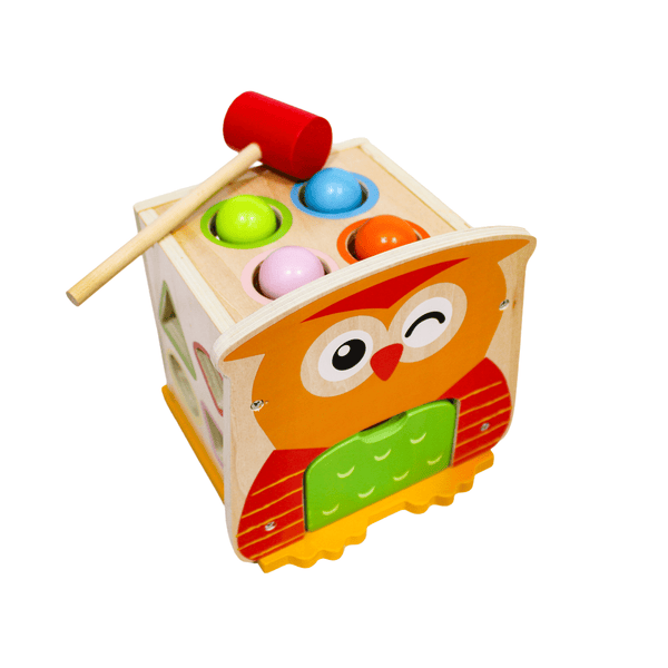CUBO DE JUEGOS BÚHO