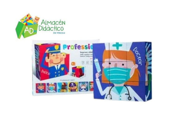 9 CUBOS PROFESIONES