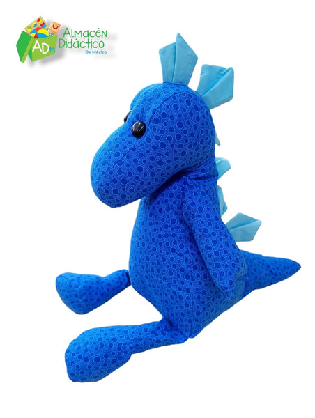 DINOSAURIO DE TELA-AZUL T REX
