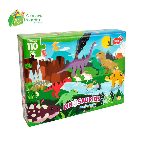 ROMPECABEZAS- DINOSAURIOS 110 PZA