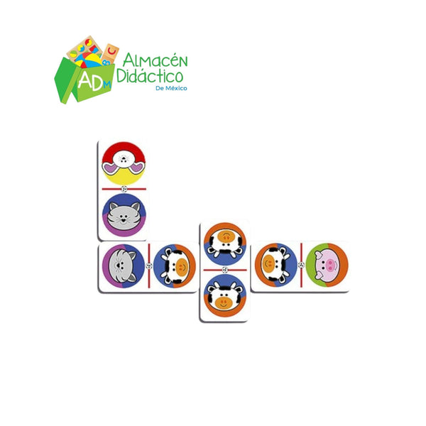 DOMINO ZOOBOLITAS ANIMALES DE LA GRANJA