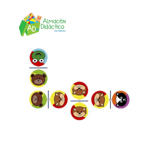 DOMINO ZOOBOLITAS ANIMALES DEL BOSQUE