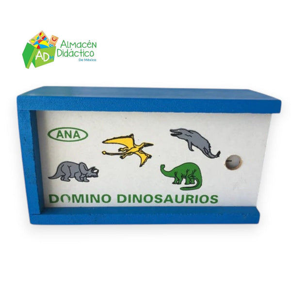 DOMINO DE MADERA DINOSAURIOS