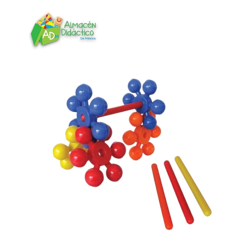 ESTRELLA GIGANTE DE COLORES CON POSTES