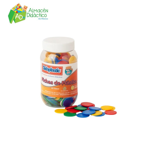 FICHAS DE PLASTICO - 250 PIEZAS