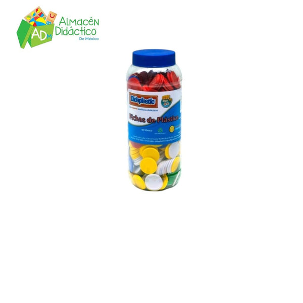 FICHAS DE PLÁSTICO - 500 PIEZAS