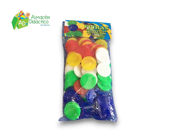 FICHAS SURTIDAS DE COLORES