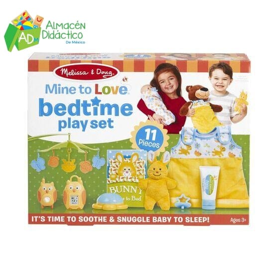 JUEGO HORA DE ACOSTARSE - MELISSA & DOUG - MINE TO LOVE BEDTIME PLAY SET