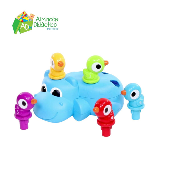 Huey, el hipopótamo de la motricidad fina