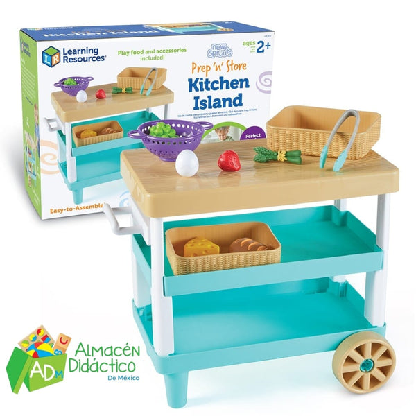 ISLA DE COCINA CON ACCSESORIOS