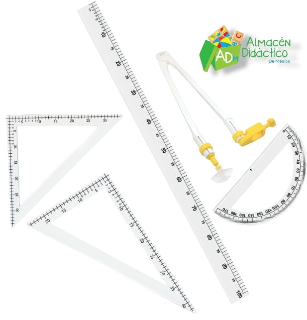 JUEGO DE GEOMETRÍA 5 PIEZAS