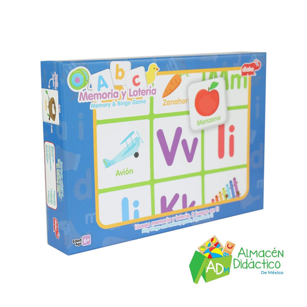 JUEGO DE MEMORIA Y LOTERIA ABC