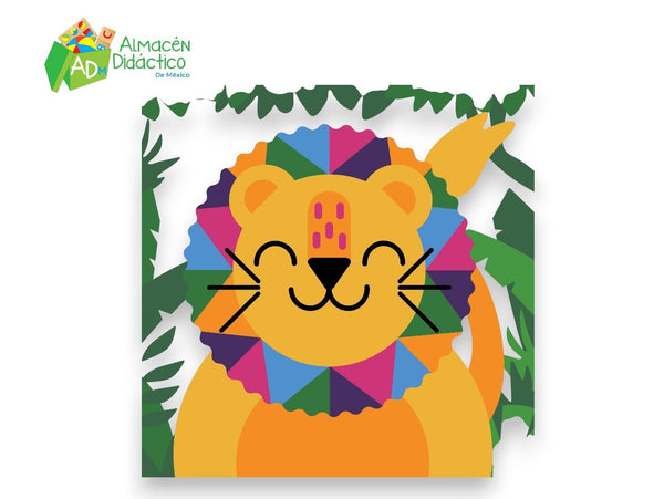 PINTA POR NUMERO KIDS - LEO EL LEON