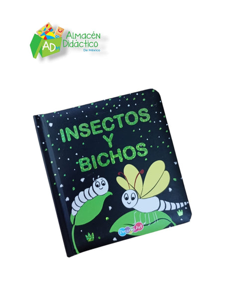 LIBRO BRILLO Y CONTRASTE -INSECTOS Y BICHOS