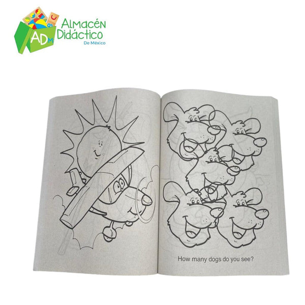 LIBRO CON ACTIVIDADES Y COLOREAR