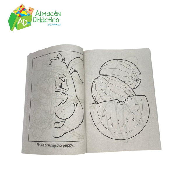LIBRO CON ACTIVIDADES Y COLOREAR -JUMBO FUN