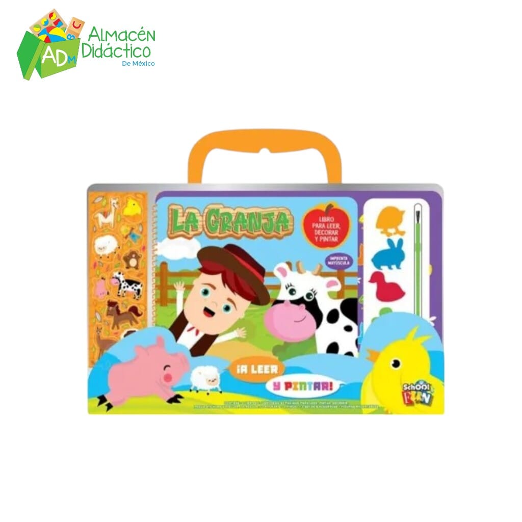 LIBRO LEER Y PINTAR LA GRANJA
