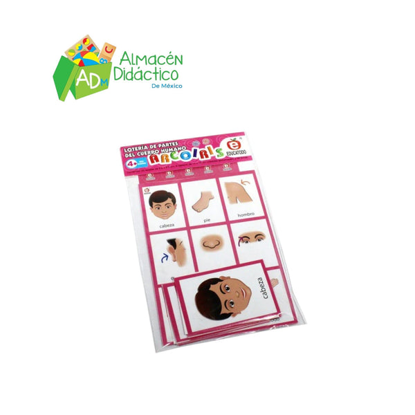 LOTERIA ARCOIRIS DE PARTES DEL CUERPO