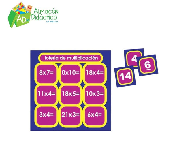 LOTERÍA DE MULTIPLICACIÓN Y DIVISIÓN