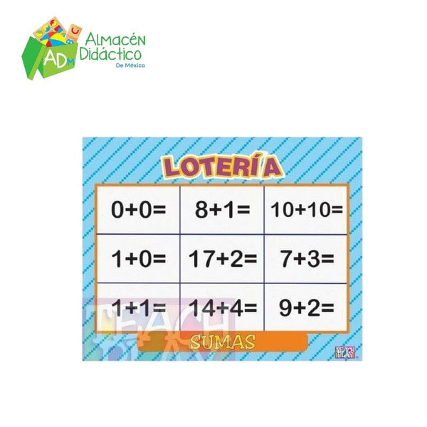 LOTERIA SUMAS Y RESTAS