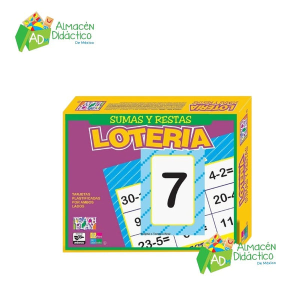 LOTERIA SUMAS Y RESTAS