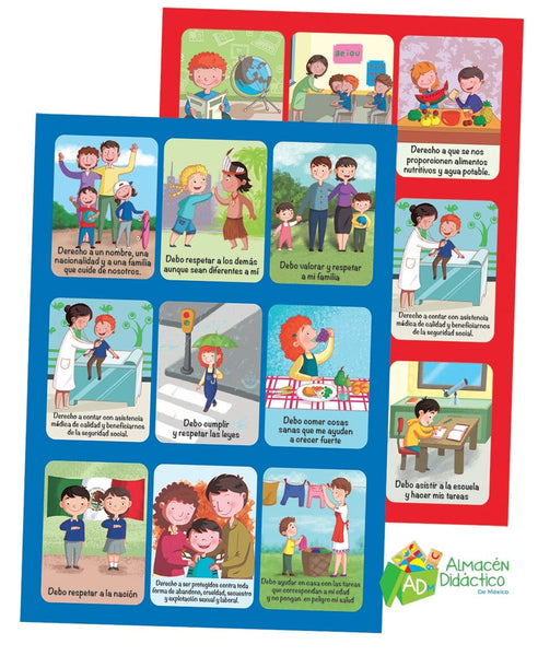 LOTERIA DE LOS DERECHOS Y DEBERES DE LOS NIÑOS Y NIÑAS