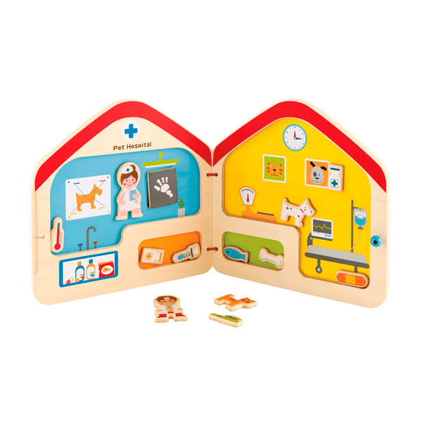 LIBRO MAGNETICO INFANTIL VETERINARIO