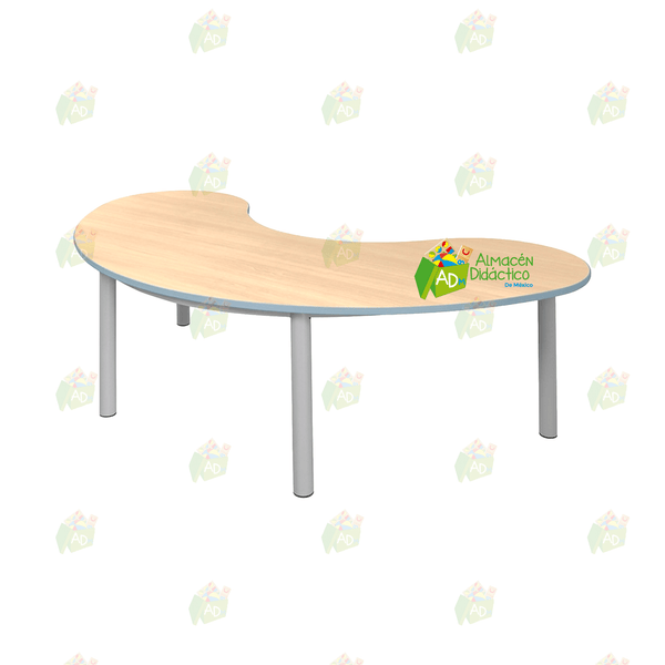 MESA MEDIA LUNA ESTRUCTURA TUBULAR (SOBRE PEDIDO)