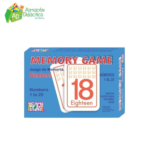 MEMORY GAME NUMBERS