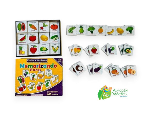 MEMORIZANDO FRUTAS Y VERDURAS