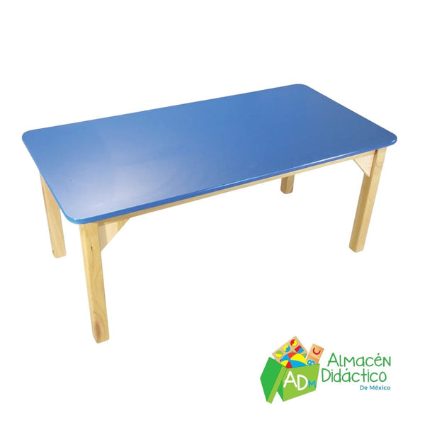 MESA RECTANGULAR DE MADERA