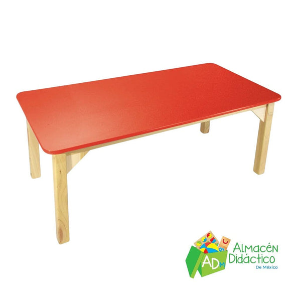 MESA RECTANGULAR DE MADERA