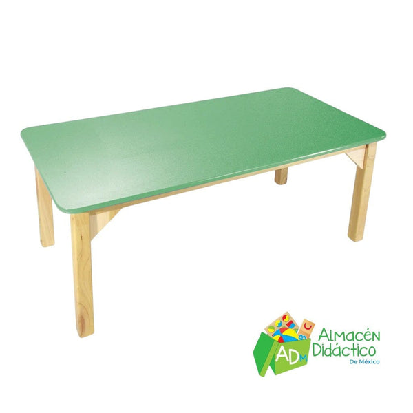 MESA RECTANGULAR DE MADERA
