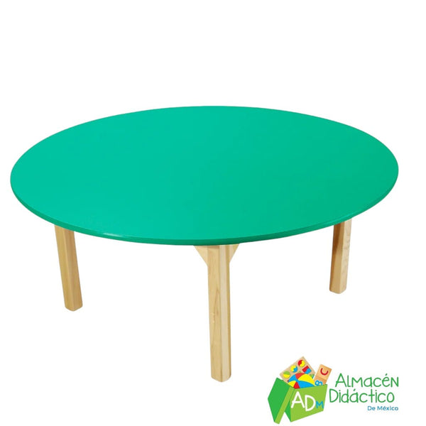 MESA REDONDA MADERA