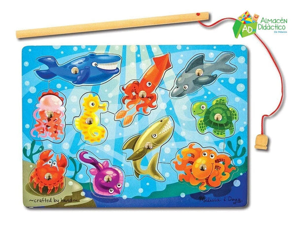 Juego magnetico de pesca - Melissa & Doug - Magnetic wooden game fishing