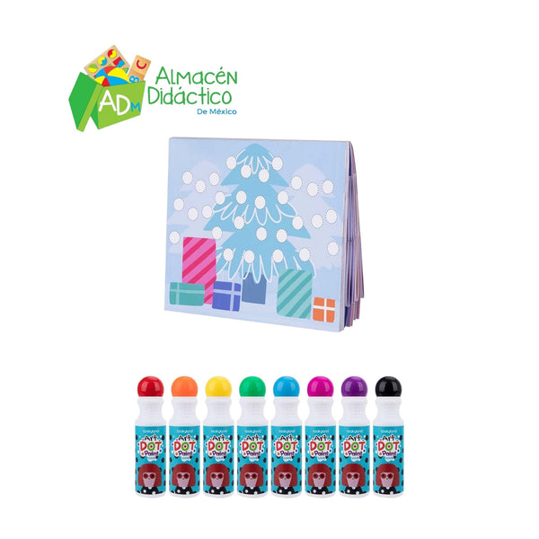 PINTA CON PUNTO 8 COLORES