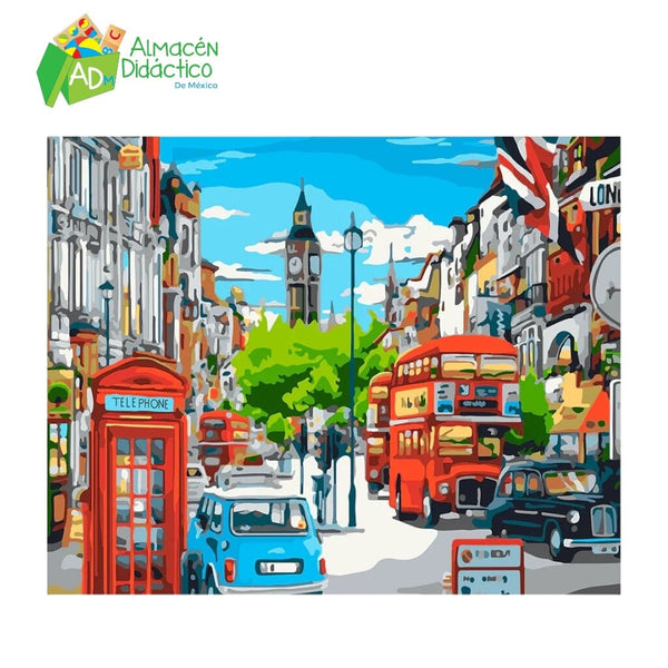 PINTA POR NUMERO - UN DIA EN LONDRES