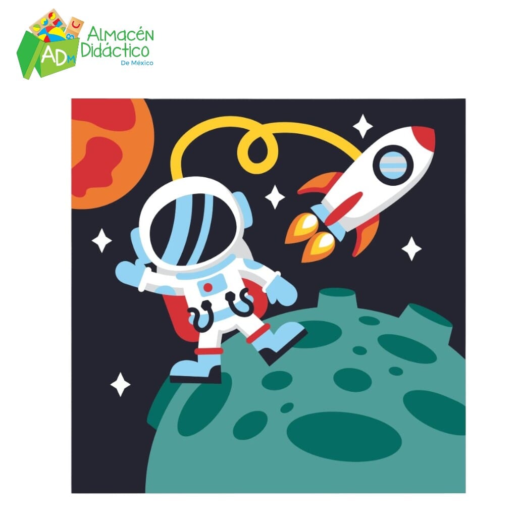 PINTA POR NÚMERO - AVENTURA ESPACIAL