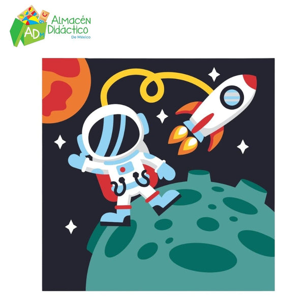 PINTA POR NÚMERO - AVENTURA ESPACIAL