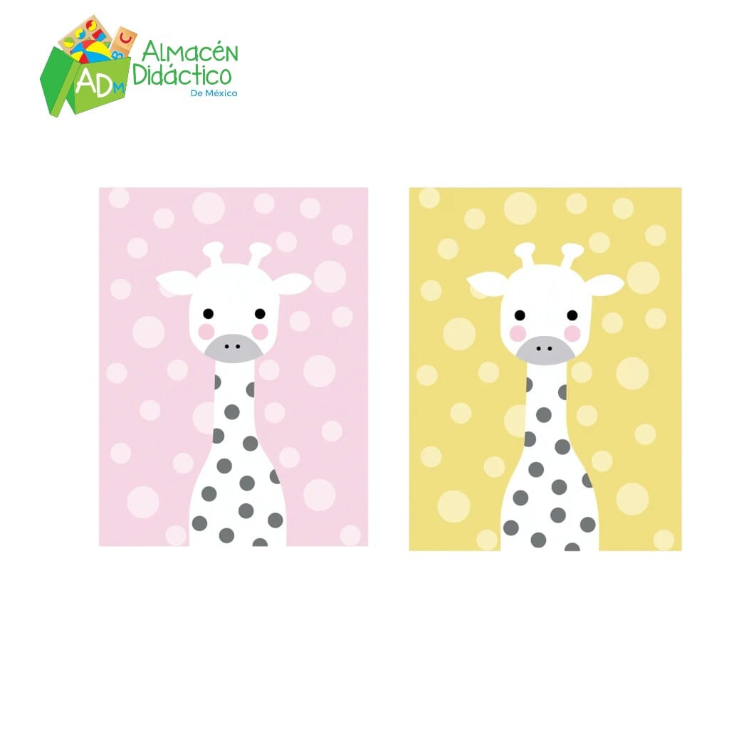 PINTA POR NUMERO - BABY JIRAFA