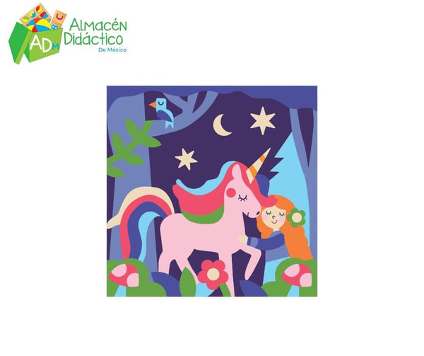 PINTA POR NUMERO KIDS - UNICORNIO
