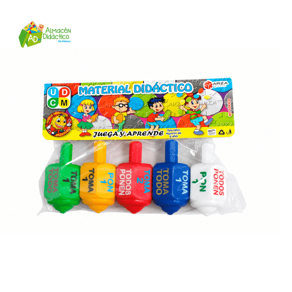 PIRINOLA DE PLASTICO 5 PZS