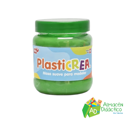 PLASTICREA VERDE 250 GR.